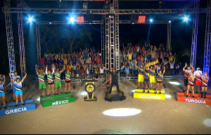 Mexico, Colombia, Greece and Turkey compete for the Exatlon Cup 3