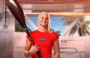 Lilla Szendy takes a break from Kayak for Exatlon Hungary